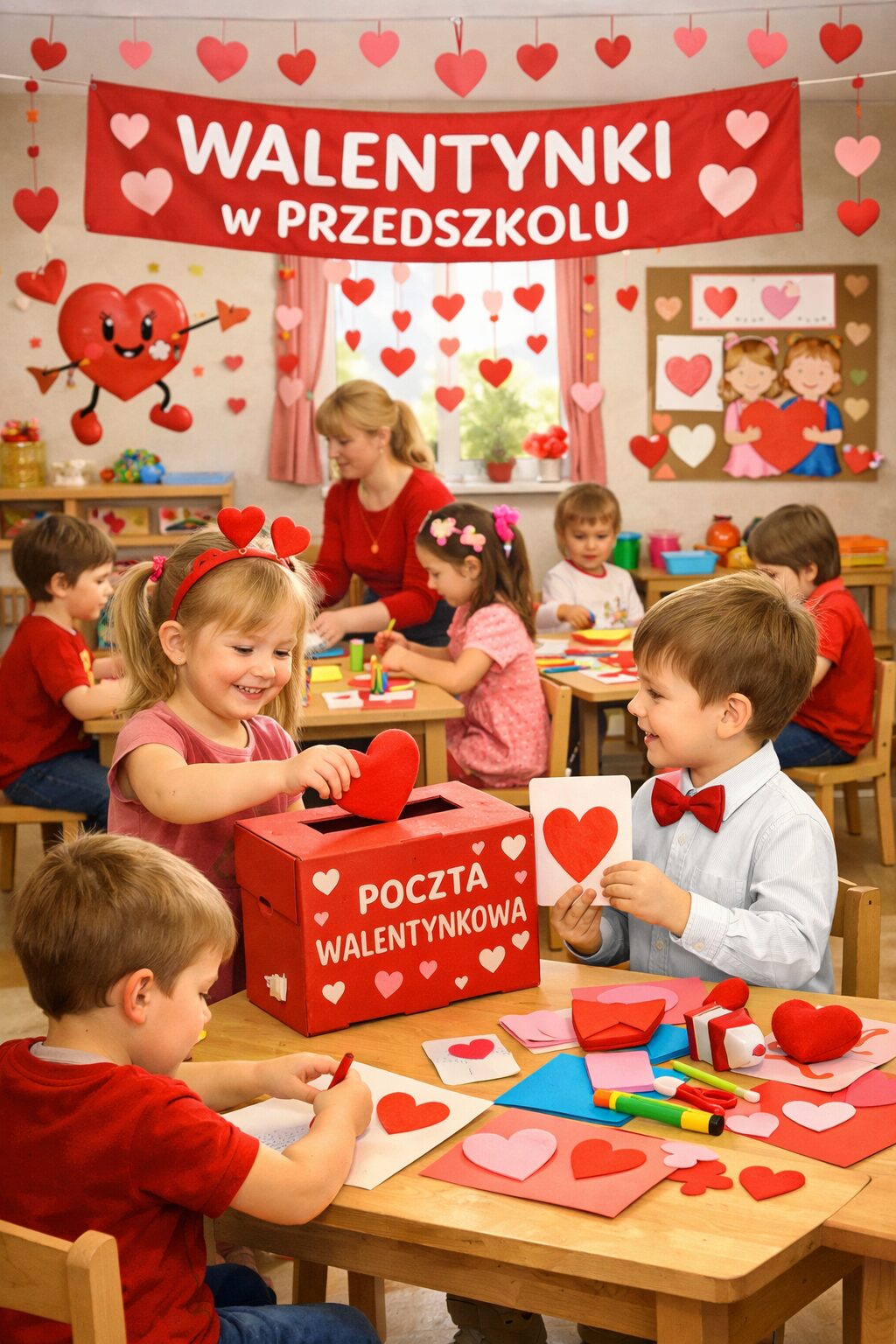 14 lutego nasze przedszkole zamieniło się w prawdziwą krainę serduszek! Od samego rana kolor czerwony i różowy panował w każdej sali, a dzieci z uśmiechami od ucha do ucha witały się nawzajem. Rozpoczęliśmy od rozmowy o tym, czym są Walentynki i skąd się wzięły. Dzieci dowiedziały się, że w wielu krajach to nie tylko święto [&hellip;]