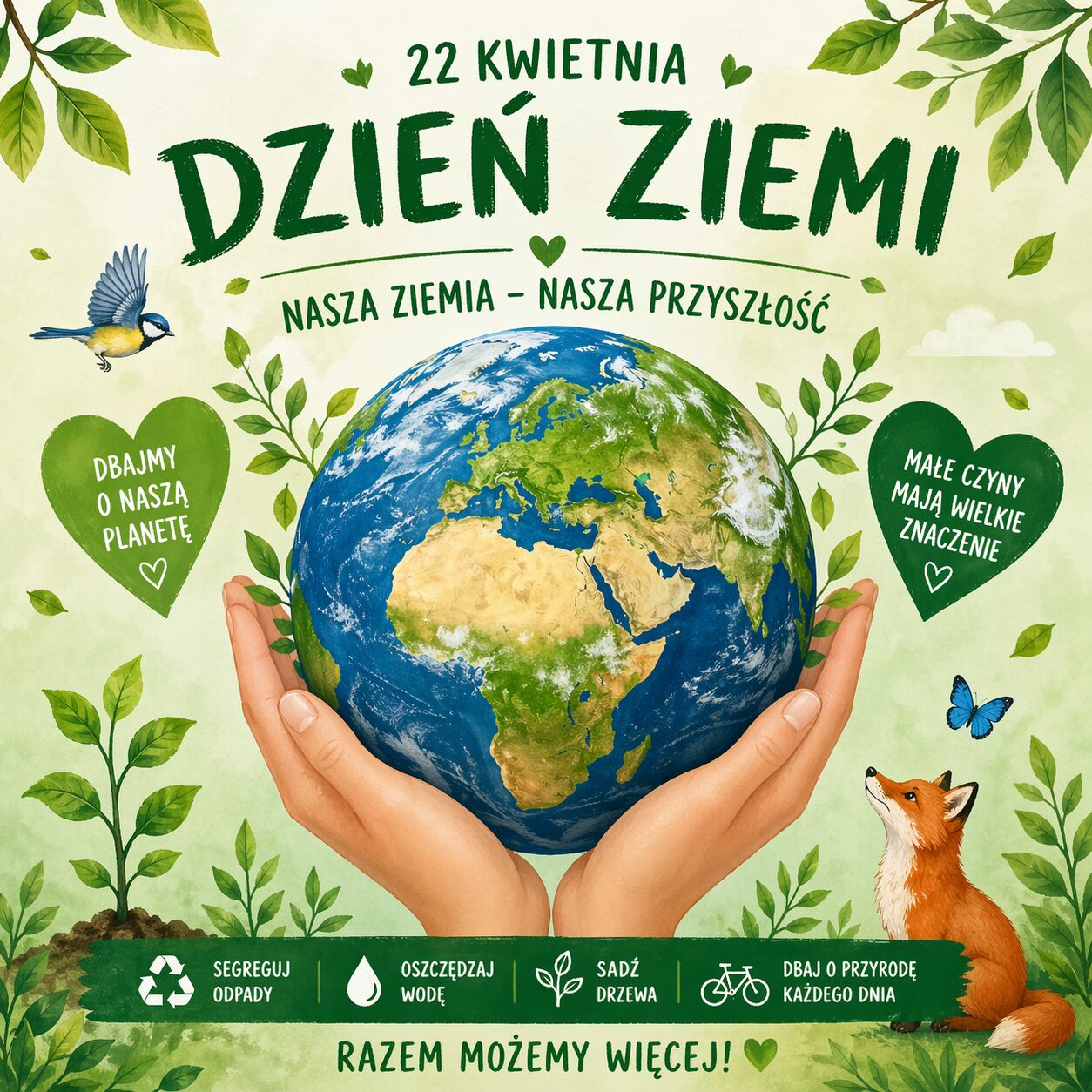 22 kwietnia grupa „Króliczki” przygotowała i zaprezentowała wyjątkowe przedstawienie z okazji Dnia Ziemi. Spektakl pt. „Ekologiczny Czerwony Kapturek, czyli dobre rady na złe odpady” był nie tylko barwnym i pełnym humoru występem, ale przede wszystkim ważną lekcją ekologii dla wszystkich widzów. Dzieci z ogromnym zaangażowaniem wcieliły się w znane postacie z bajki, nadając jej nowoczesny, [&hellip;]