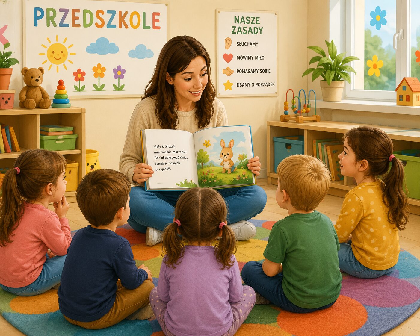 Dnia 27 maja grupę Kłapouszki odwiedziła mama Oliwii , Pani Kamila Jakubaszek, bibliotekarka z Zespołu Szkół nr 1 w Wągrowcu, wraz z dwiema uczennicami tej szkoły. Pani Kamila w bardzo ciekawy i piękny sposób opowiedziała dzieciom, jak krok po kroku powstaje książka. Przedszkolaki z dużym zainteresowaniem słuchały wierszy Juliana Tuwima czytanych przez uczennice oraz książki [&hellip;]