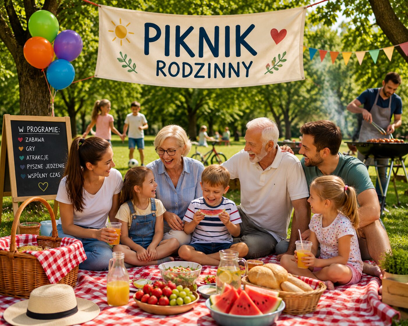 W dniu 29.05. 2026 r. nasze przedszkole zorganizowało piknik rodzinny na OSiR-ze w Wągrowcu, który zgromadził dzieci wraz z rodzicami i bliskimi. Było to czas pełen uśmiechu i wspólnej zabawy. Na uczestników czekało wiele atrakcji. Dużym zainteresowaniem cieszyły się dmuchańce, na których dzieci mogły aktywnie spędzać czas i świetnie się bawić. Nie zabrakło również kawiarenki, [&hellip;]